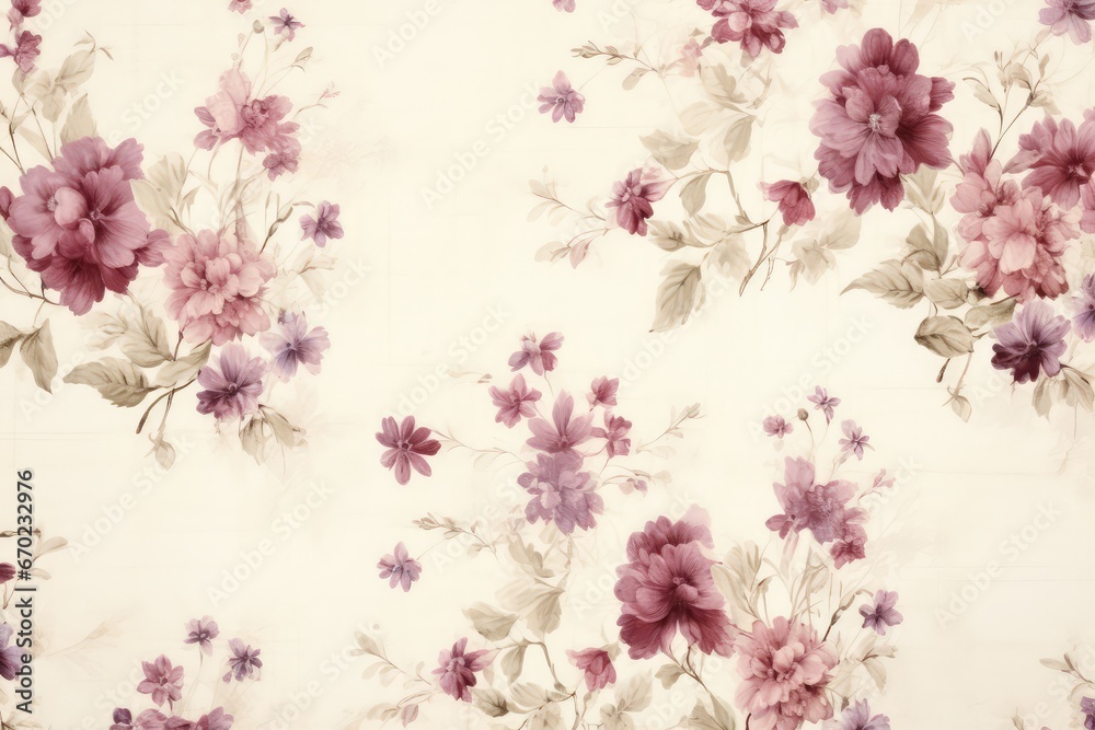 flowers background, wallpaper - generative ai