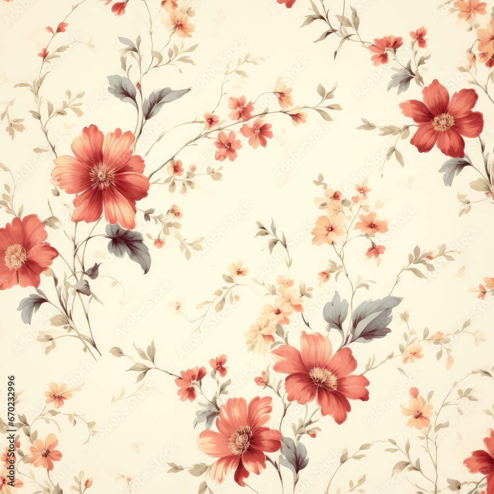 Obraz premium flowers background, wallpaper - generative ai