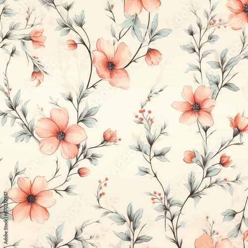 flowers background, wallpaper - generative ai