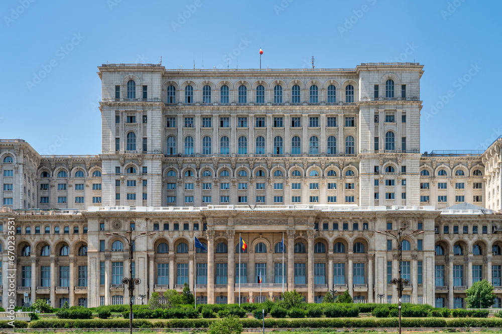 Palace of the Parliament in Bucharest, Romania
