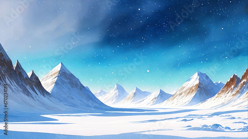 Winter landscape © progressman