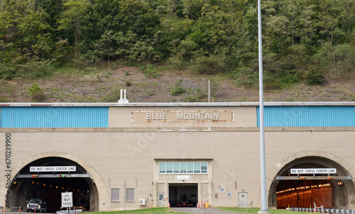 Blue Mountain Tunnel on the Pennsylvania Turnpike