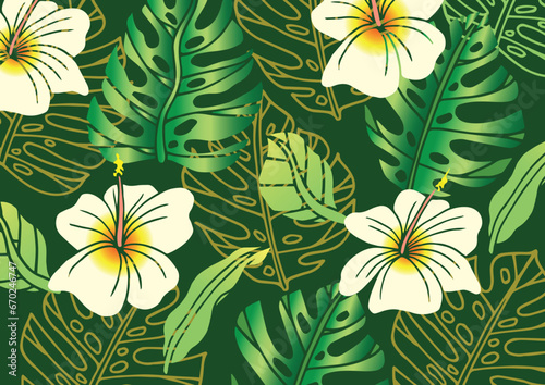 Vector hand drawn colorful flower illustration.