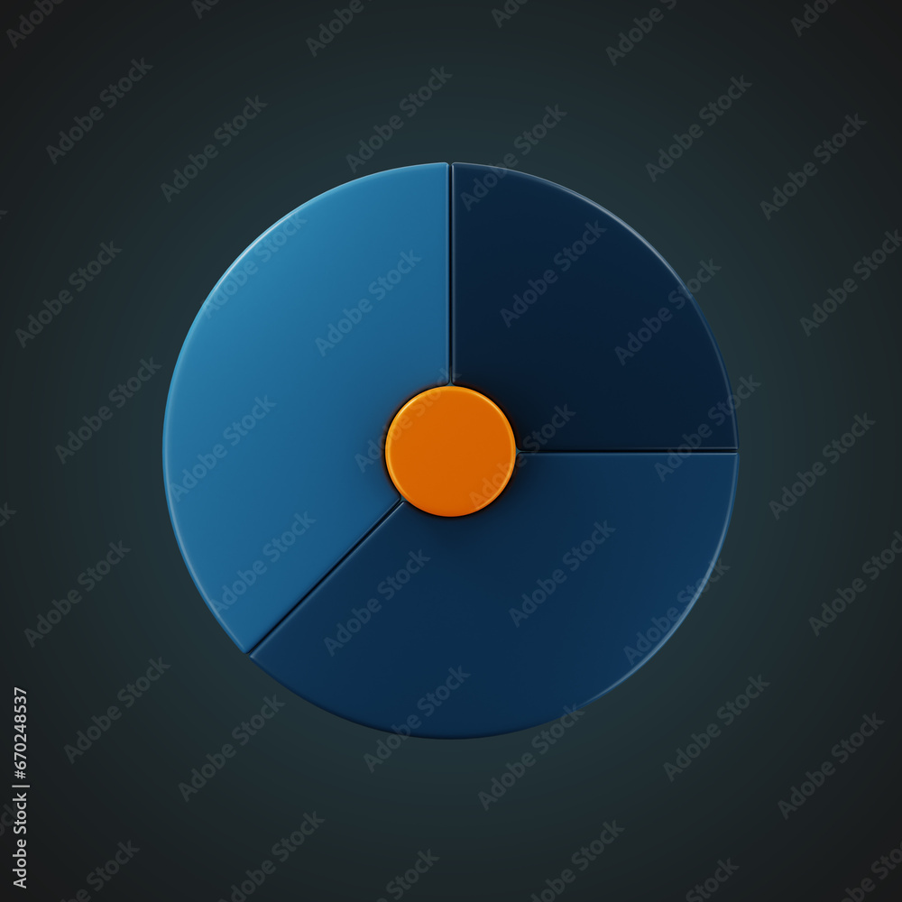 Premium chart statistic finance icon 3d rendering on isolated background Premium chart statistic finance icon 3d rendering on isolated background