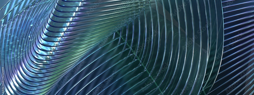 Twisted and wavy delicate Bezier line Fresh and fresh Crystal clear glass Elegant and modern 3D Rendering abstract background Twisted and wavy delicate Bezier line Fresh and fresh Crystal clear glass Elegant and modern 3D Rendering abstract background