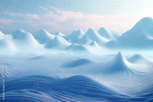 background with waves