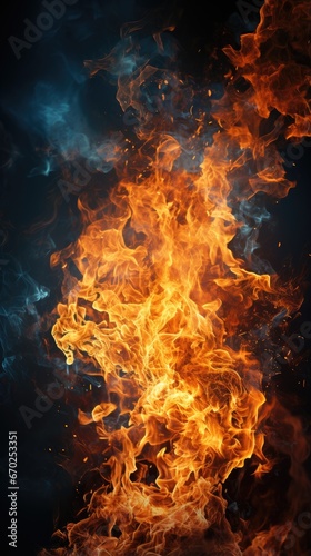 Close up of fire UHD wallpaper