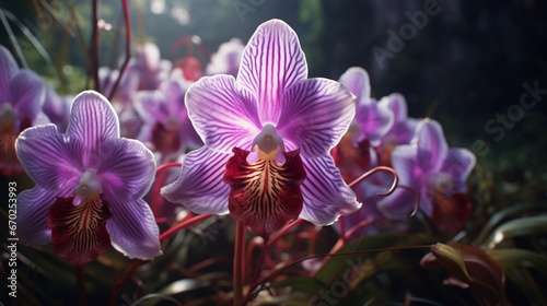 An exquisite close-up of an Aurora Orchid in