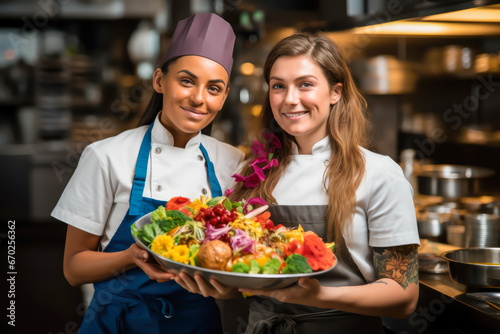 LGBTQ in the culinary world concept , rights embrace diversity