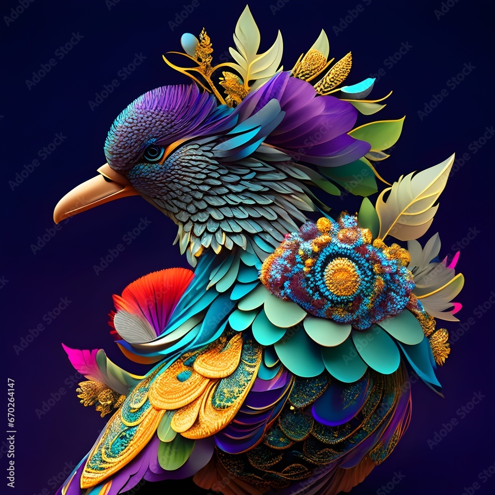 Obraz premium Colorful seamless pattern