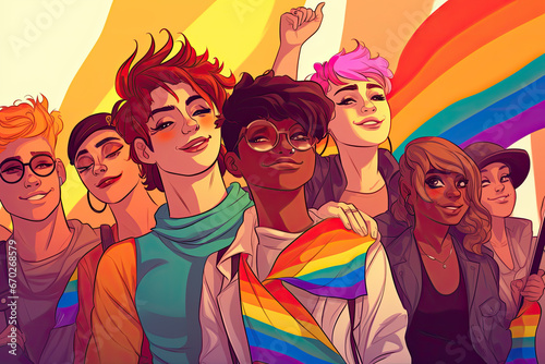 Support LGBTQ in games rights embrace diversity.
