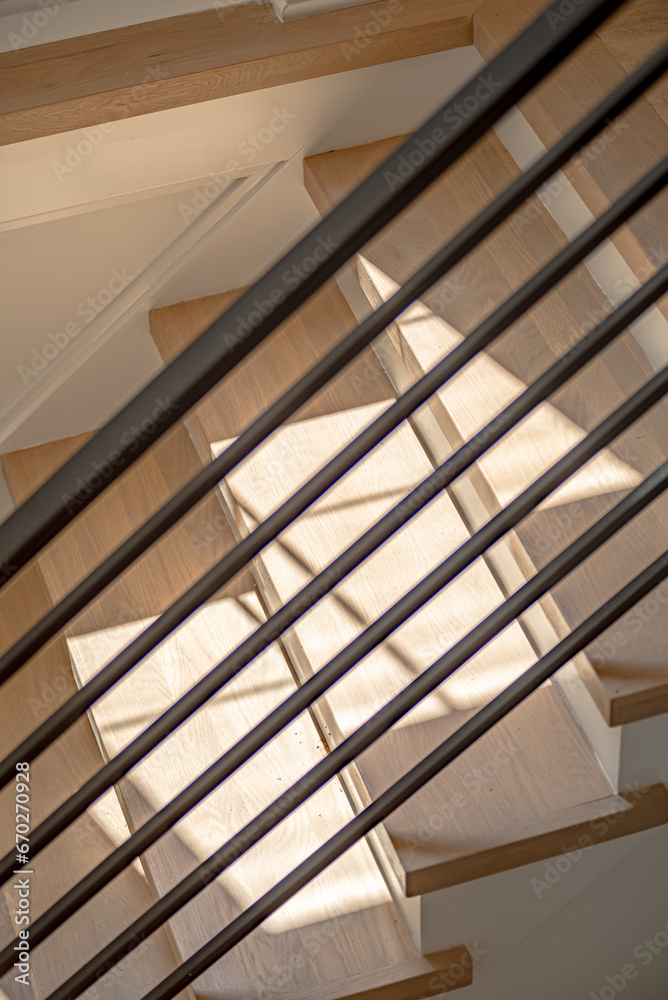 indoor staircase and railings details close-up indoor staircase and railings details close-up