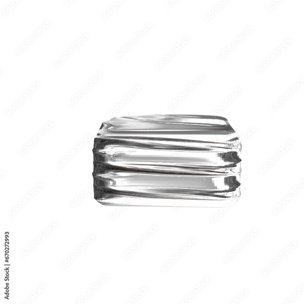 Silver symbol with ribbed horizontal Silver symbol with ribbed horizontal