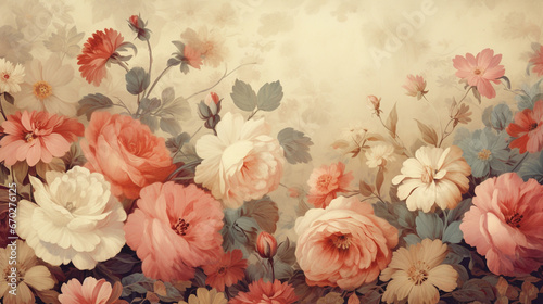 Vintage Floral Background