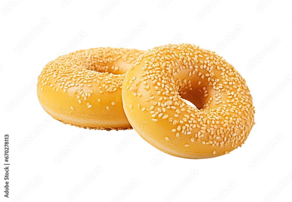 Donuts_with_sesame_seeds_isolated_on_white_background