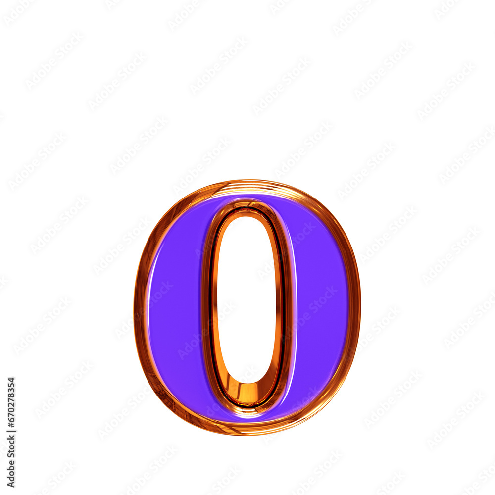 Blue symbol in a redheaded frame. letter o Blue symbol in a redheaded frame. letter o