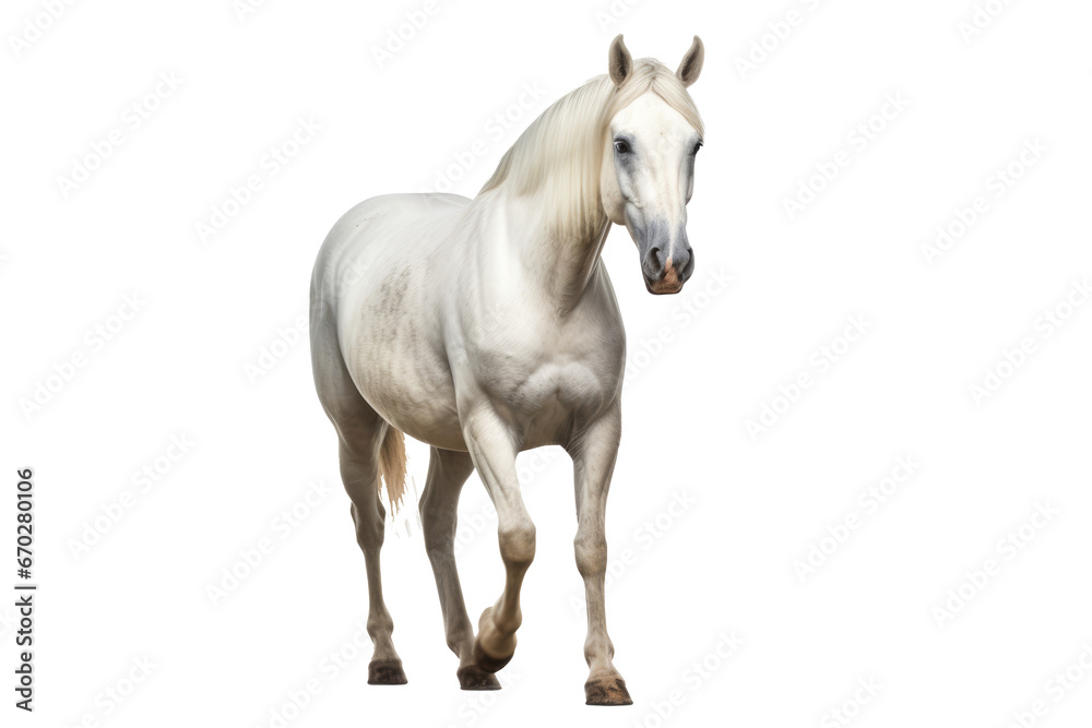 Obraz premium A mare with a sleek, muscular build, image that looks painted. generative ai