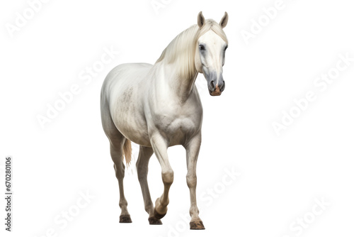 A mare with a sleek  muscular build  image that looks painted. generative ai