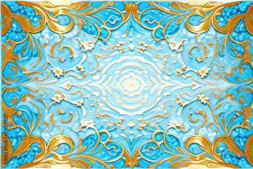 Exquisite artistry showcasing intricate details in the style of Art Nouveau, spanning the entirety of the canvas. This masterpiece, trending on ArtStation, is captured in sharp focus through a studio 