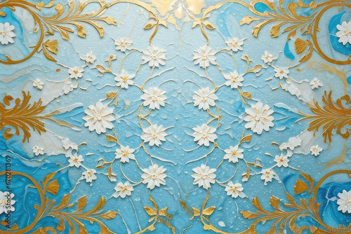 Exquisite artistry showcasing intricate details in the style of Art Nouveau, spanning the entirety of the canvas. This masterpiece, trending on ArtStation, is captured in sharp focus through a studio 