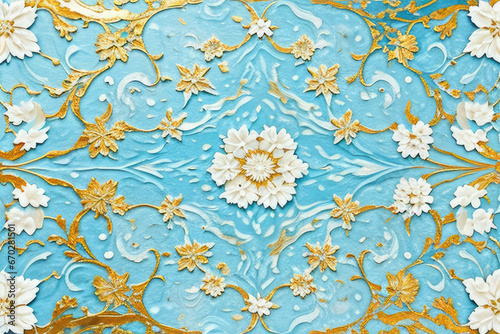 Exquisite artistry showcasing intricate details in the style of Art Nouveau, spanning the entirety of the canvas. This masterpiece, trending on ArtStation, is captured in sharp focus through a studio 