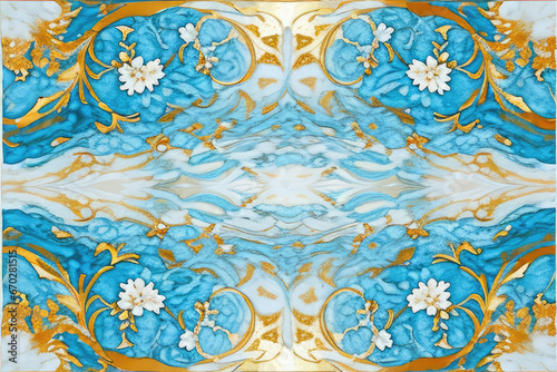 Exquisite artistry showcasing intricate details in the style of Art Nouveau, spanning the entirety of the canvas. This masterpiece, trending on ArtStation, is captured in sharp focus through a studio 