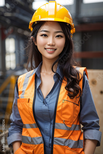 labor day girl contruction job