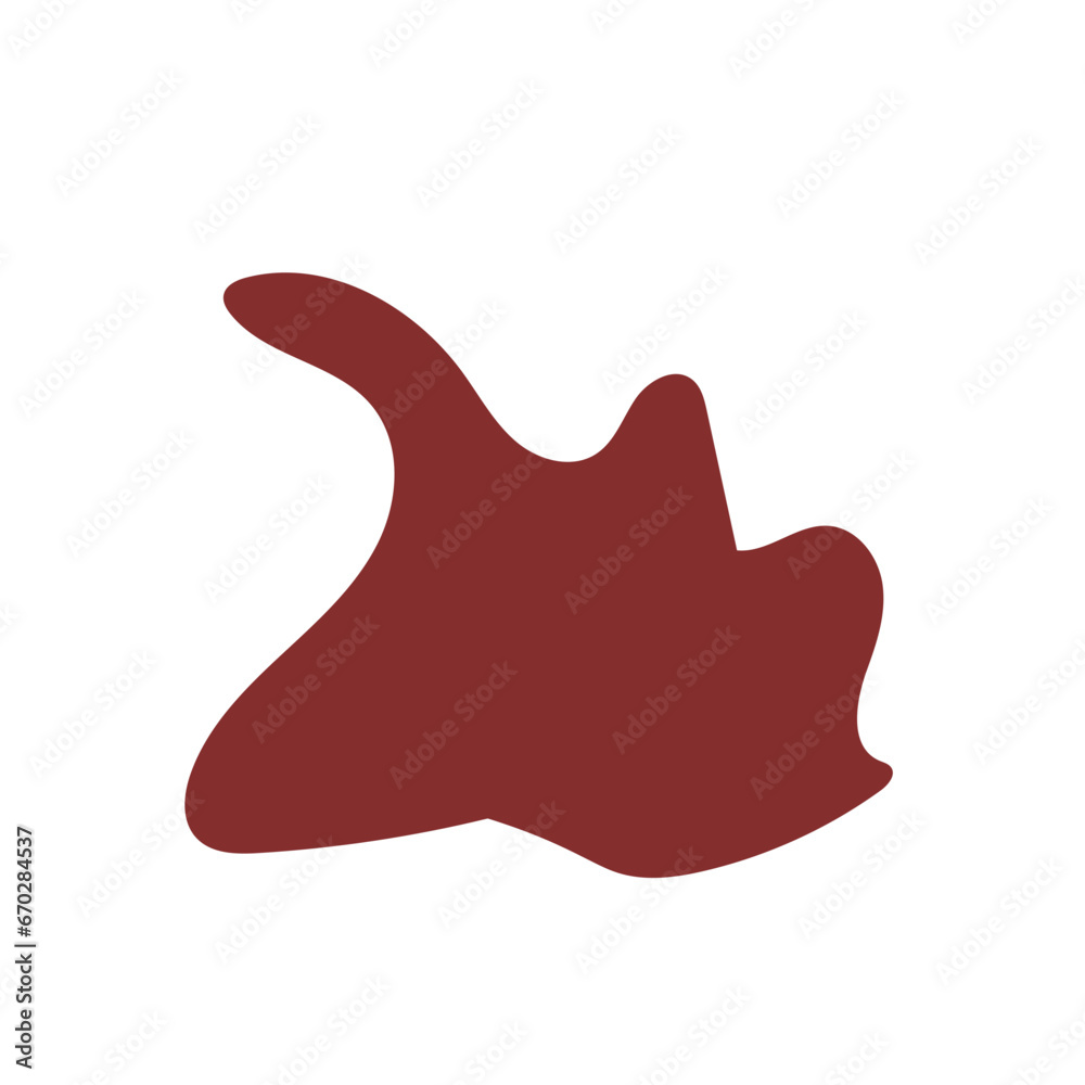 Muted red abstract shapes vector Muted red abstract shapes vector