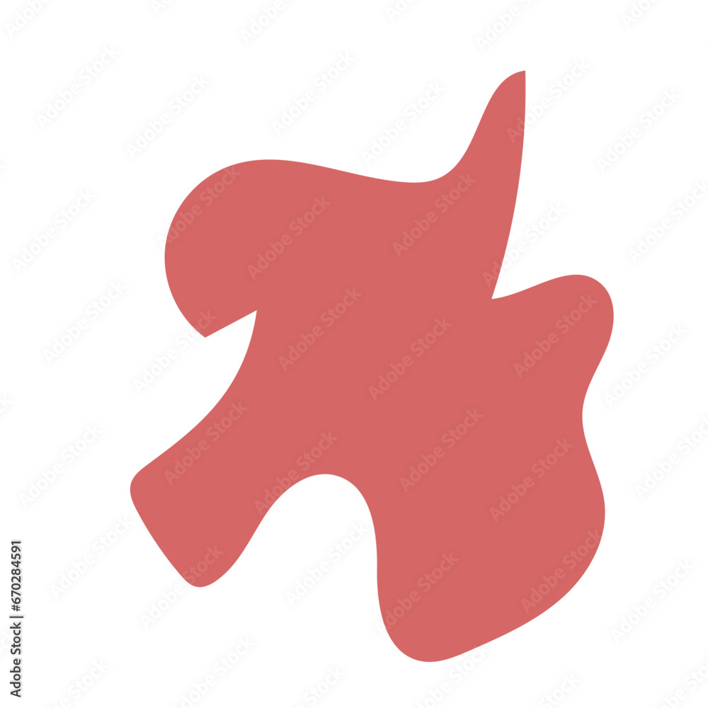 Muted red abstract shapes vector Muted red abstract shapes vector