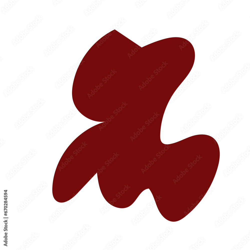 Muted red abstract shapes vector Muted red abstract shapes vector