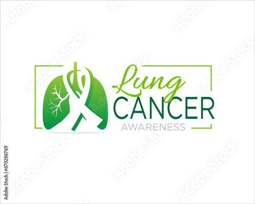 lung cancer care logo designs for medical check and consult logo