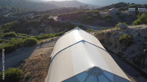 tent in the mountains