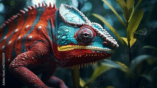 close up of a chameleon © rai stone