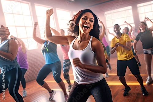 gym class zumba  active activity athlete athletic balance brick wall cheerful class dance enjoy exercise female fitness fitness centre flexibility group gym happiness happy health hobby © akkash jpg