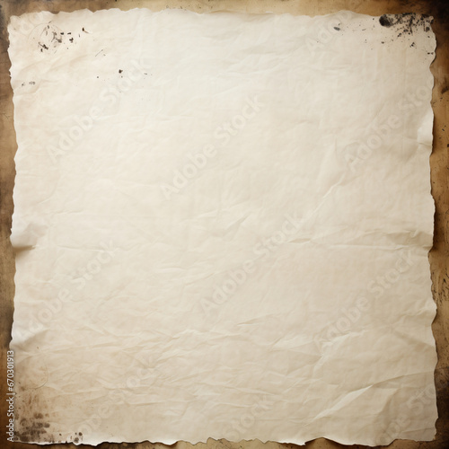 a blank paper texture, old paper color - Generative AI