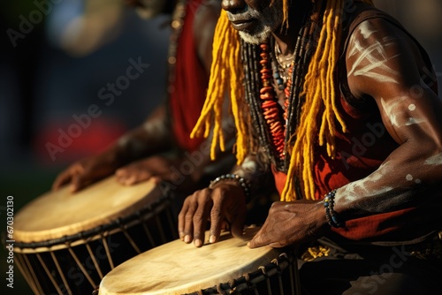 drummer african africa animal bang beat birthday celebrate celebration craft culture dance drum fun groove hand happy hit island motion music musician noise party photo