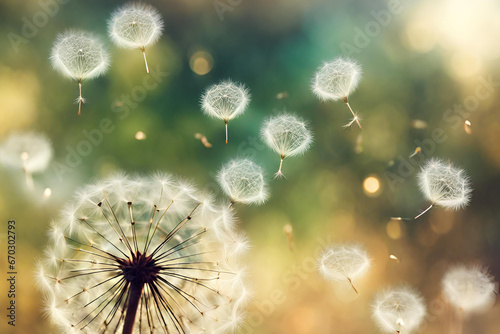 dandelion seed head  Field Dandelions Images   The flowers a color adjustment in soft style for background  Beautiful Dandelion Landscape