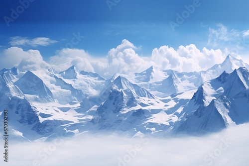 Landscape Range Mountain Alps Swiss alpine matterhorn panorama panoramic snow vacation background beautiful beauty blue cloud cloudscape cloudy cold environment europa european glacier great high hi