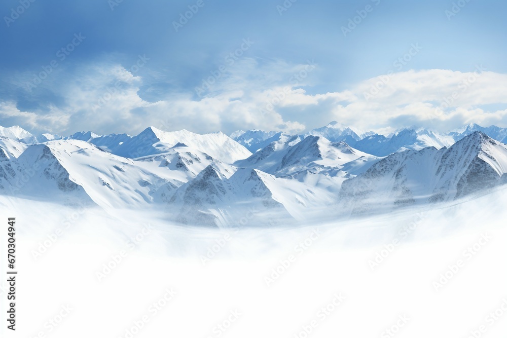 mountain region Elbrus Caucasus mountains winter Panorama background snow white caucasia russia cold leisure sochi travel view climbing rock wide european rocky horizontal panoramic horizon location
