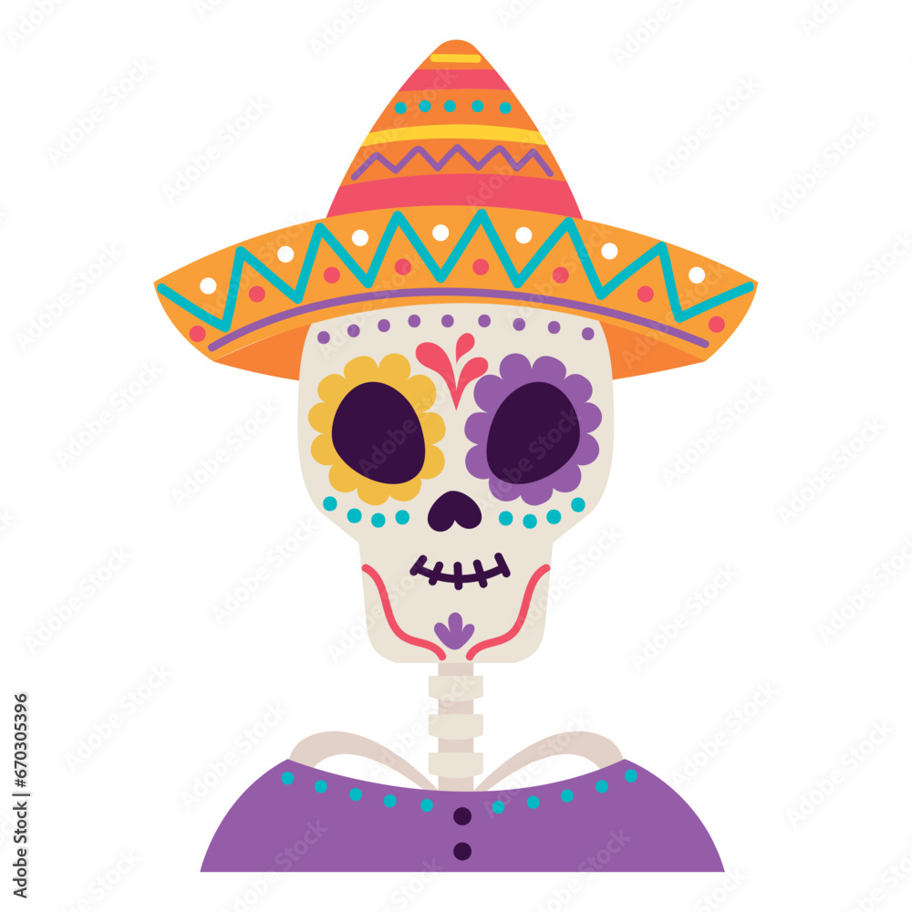 mexico catrina character mexico catrina character