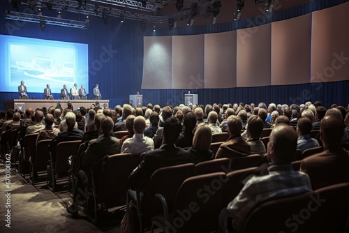 event entrepreneurship business conference business corporate talk giving speaker hall conference audience   business silhouette man event presentation seminar corporate meeting audience photo