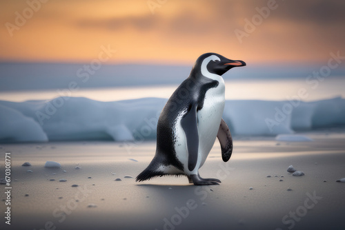 wildlife photography of penguins