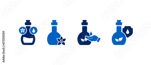 massage oil icon vector illustration. body oil icon concept.