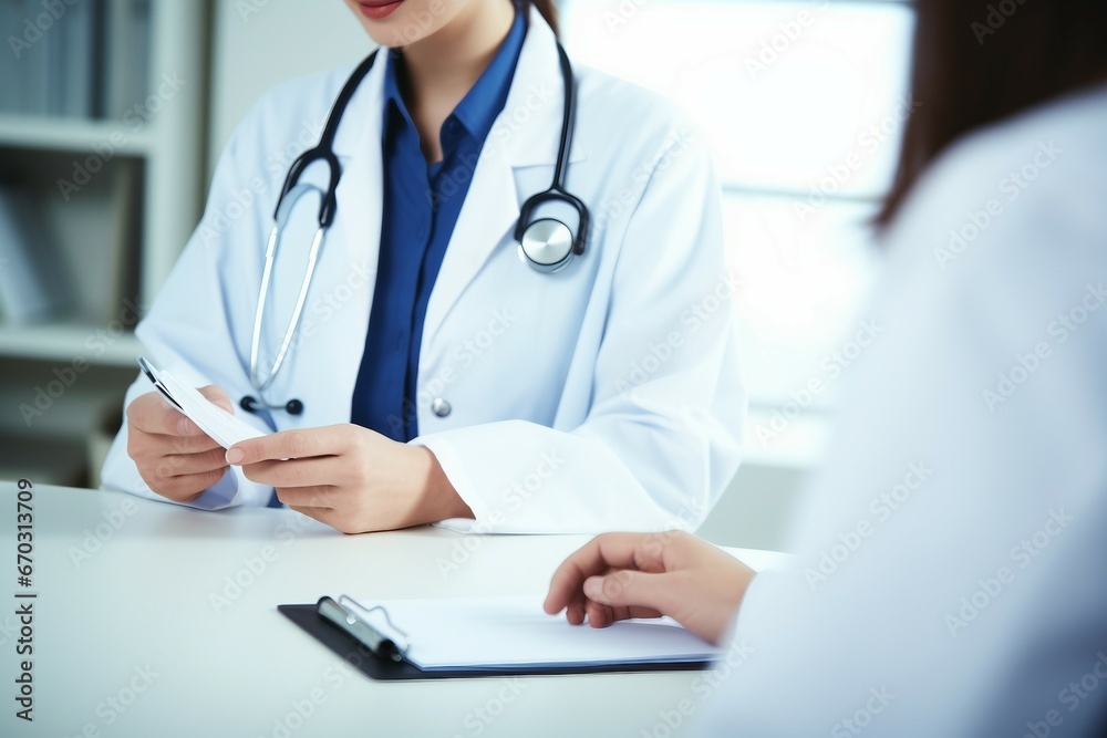 concepts healthcare medicine hospital table sitting while something scussing patient doctor female unknown doctor patient medicine stethoscope concept woman female health talking concepts healthcare medicine hospital table sitting while something scussing patient doctor female unknown doctor patient medicine stethoscope concept woman female health talking