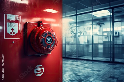 alarm fire system protection security alert building service emergency center electronic escape industry mall warning equipment safety box break buttons danger evacuation here prevent photo
