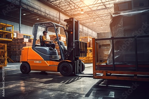 outdoors truck warehouse cargo putting forklift moving loading chemical cement machine shipping men at work loader driver operator lift accident pallet stacking equipment industry