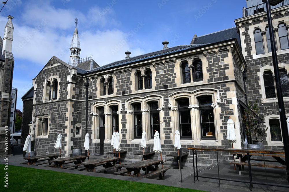 The Old Canterbury University Arts Building in New Zealand