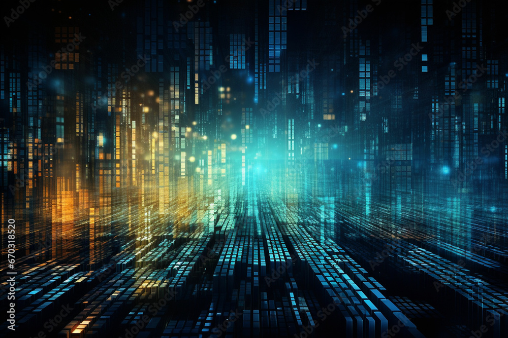 Abstract digital data background Abstract digital data background