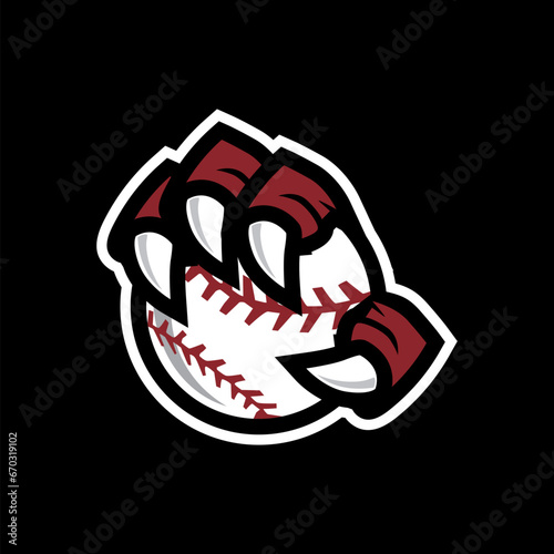 LOGO BASEBALL RAPTORS CLAW DINOSAURS 2