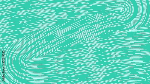 Lines Abstract Animation Blue Background